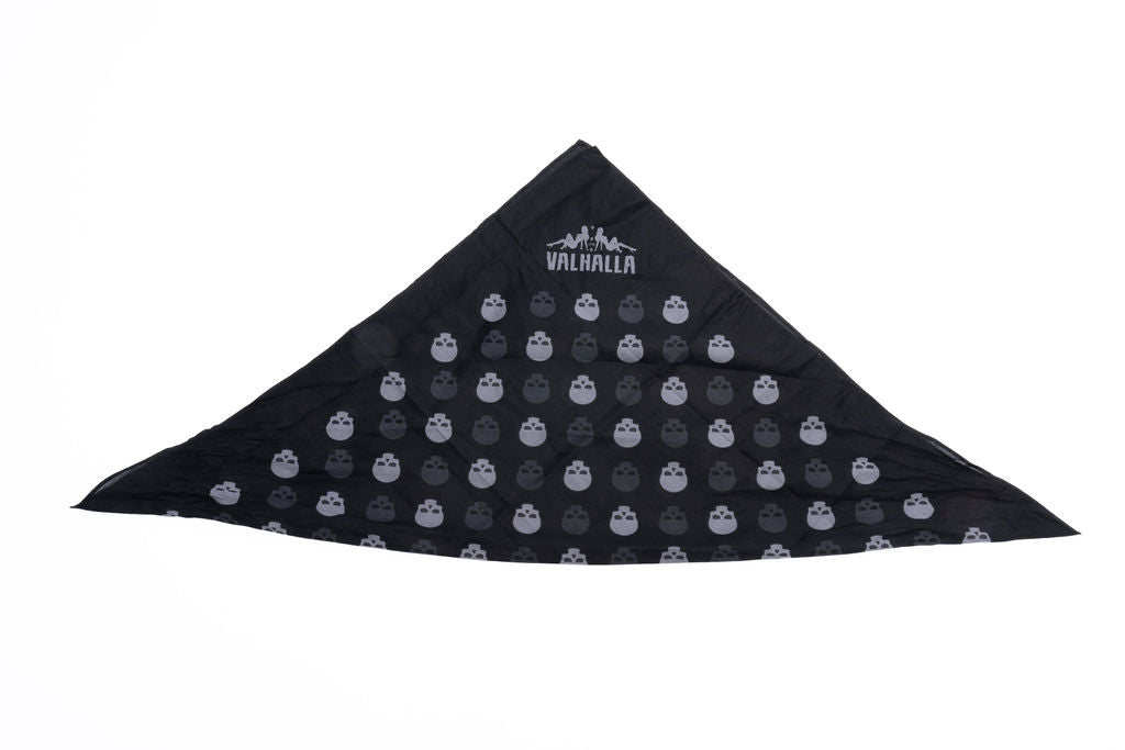 Skull Bandana Valhalla Black and White