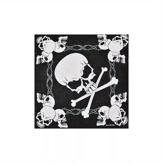 Skull Pattern Bandana Big Skull